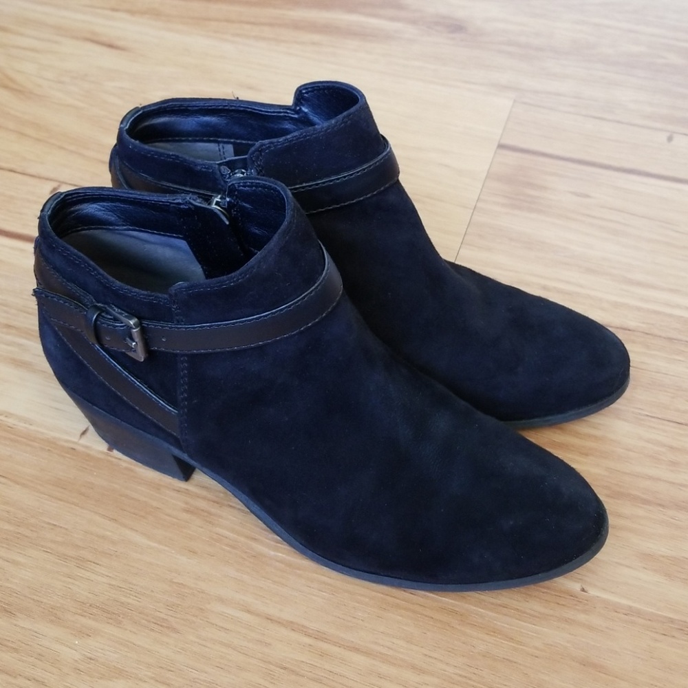 Sam Edelman Pirro Booties Black Suede
